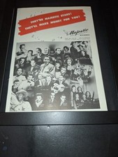Jimmy Durante, Louis Prima Rare Original 1946 Majestic Records Promo Ad Framed