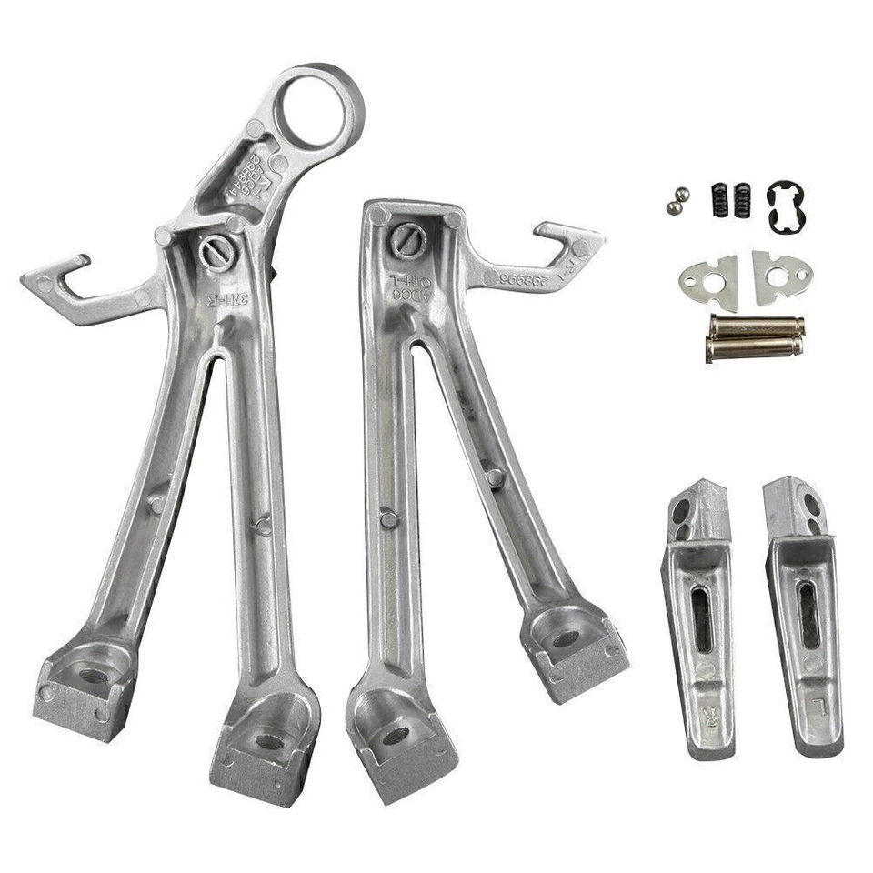 For Suzuki GSXR 600/750 K8 2008-2010 Rear Passenger Foot Pegs Footrest Bracket - Imagem 2 de 4