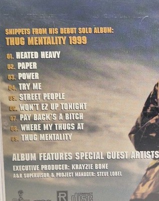 Thug Mentality 1999 by Krayzie Bone (Snippet Sampler Promo CD 1999