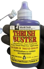 Mustad Thrush Buster Hoof Treatment 2 fl oz Fast Acting Horse Thrush Reliever