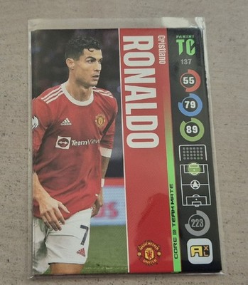 CRISTIANO RONALDO, FORWARDS, #137, PANINI TOP CLASS 2022