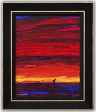 Wyland- Original Painting on Canvas "Whale Tail In the Light"