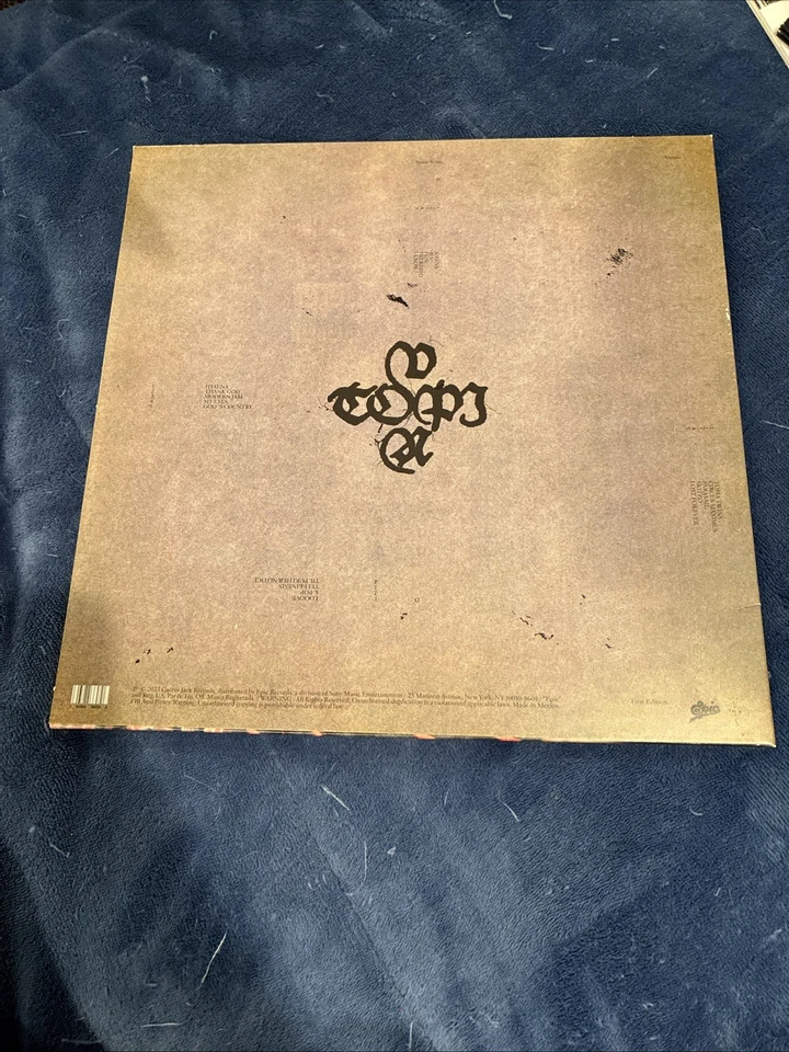 2023 Travis Scott Utopia Alt Cover Exclusive Milky Clear 2LP Vinyl Record - Image 2 of 4