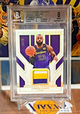 2024-25 Panini National Treasures LeBron James Timeless Treasures Patch /25 BGS