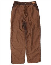 Valentino Mens Loose Fit Corduroy Trousers IT 46 Small W28 L26 Brown Cotton AK19