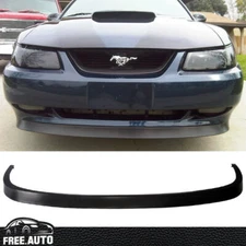 Fits 99-04 Ford Mustang Front Bumper Lip Spoiler GT V6 V8 OE style chin Black PU