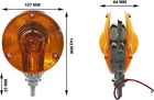 Marker Light Fits For  Kubota John Deere Case IH Ford Tractor Amber Lens