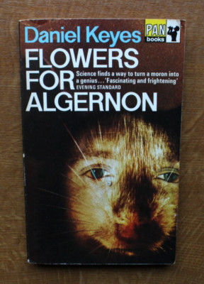 DANIEL KEYES: FLOWERS FOR ALGERNON. UK 1968 Pan Books PB. Very good/good.
