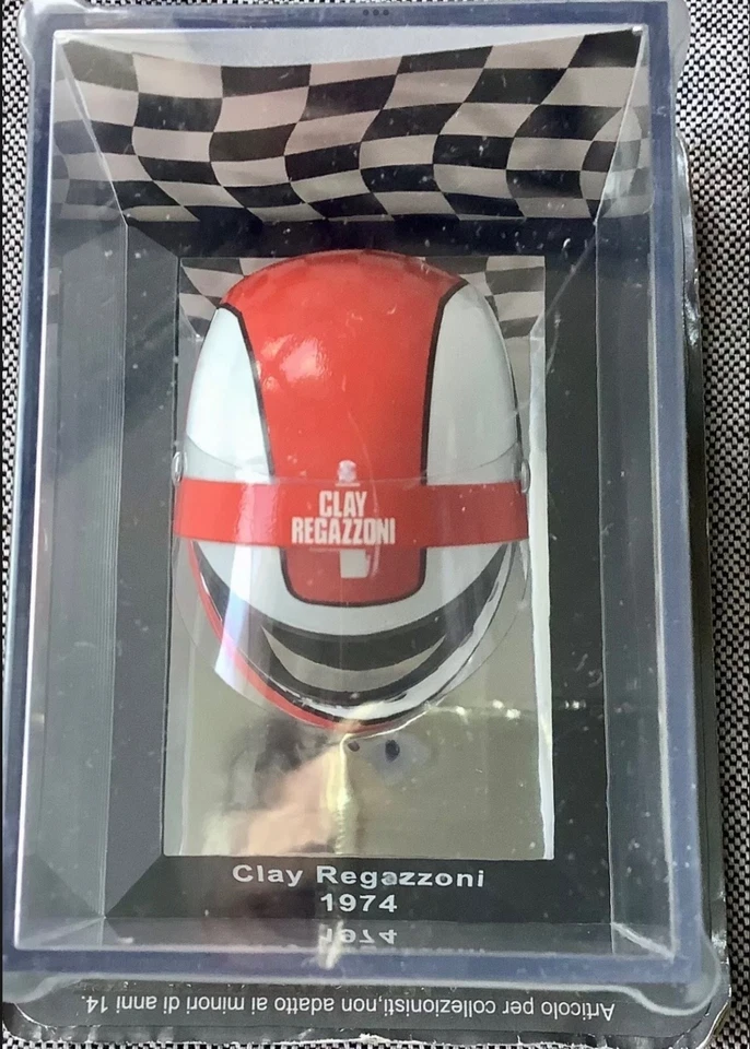 1:6 HACHETTE CASCO FORMULA 1 PILOTA CLAY REGAZZONI - 1974 - Immagine 4 di 4