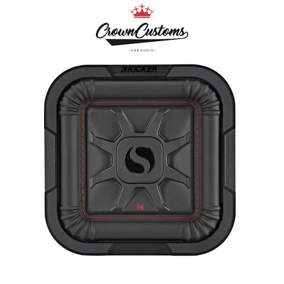 8 ZOLL SLIMLINE SUBWOOFER Kicker KA46L7T82000 WATT AUTO AUDIO BASS FLACH SUB