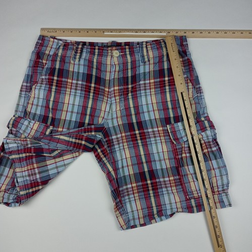 POLO Ralph Lauren Plaid Shorts Cargo Pockets Men's Size 36 Outdoor Casual - Picture 6 of 9