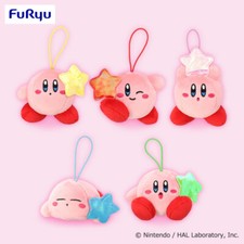 Kirby Colorful Star Mascot Plush set of 5 Furyu 100 authentic 