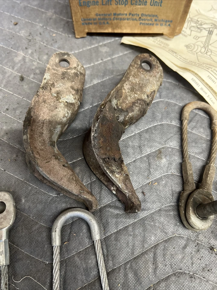 Chevrolet Chevelle Nova 327 350 1969 V8 kits de parada de elevación del motor GM # 325874 Foto 4 de 4