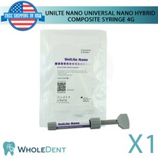 Nano Universal Hybrid Composite Dental Filling Syringe Restoration 4g Shades