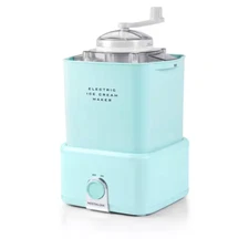 2 Qt. Aqua Ice Cream Maker with Candy Crusher