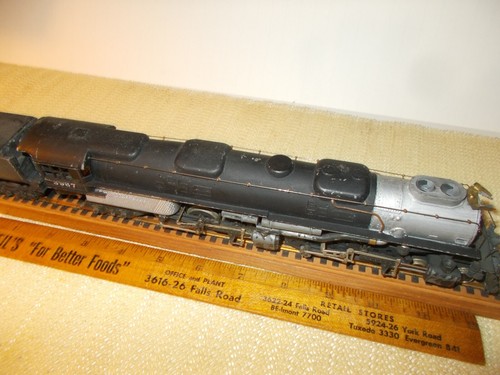 1947 BOWSER HO 4-6-6-4 STEAM LOCOMOTIVE w/VANDY TENDER, GREAT NORTHERN, DETAILED - Picture 7 of 18