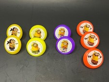 Island Minions Round Cupcake Topper Rings Yel...