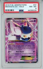 2016 POKEMON GENERATIONS MEOWSTIC EX #37 HOLO FOIL PSA 8 NM #44099339 on eBay