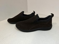 Youth Lands End All Weather Slip On Shoes, Size Youth 6M. Brown. Comfortable