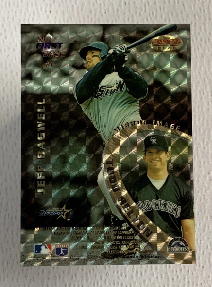 Todd Helton 1996 Bowman’s Best ATOMIC REFRACTOR Imagen Espejo BAGWELL F Thomas Foto 3 de 4