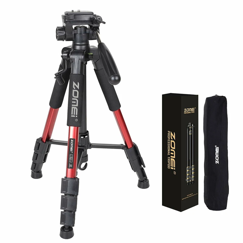 ZOMEI Q111 Professional Aluminum Tripod&Pan Head For DSLR Camera Video Live - Image 3 of 4