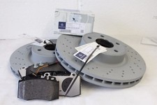 Genuine Mercedes-Benz R230 SL Front Brake Discs and Pads With Sensor NEW