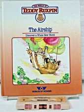 Teddy Ruxpin Book and Tape " The Airship " World of Wonder 1985