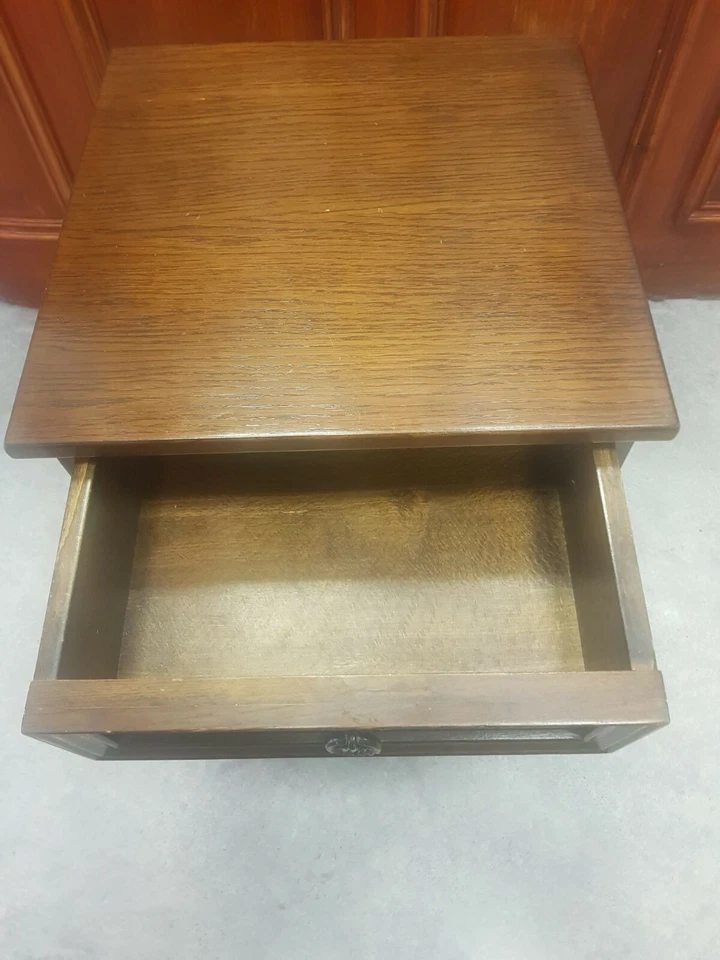 Antique Victorian Bedside Pot Cupboard French Style Old Wood Vintage  - Image 3 of 4