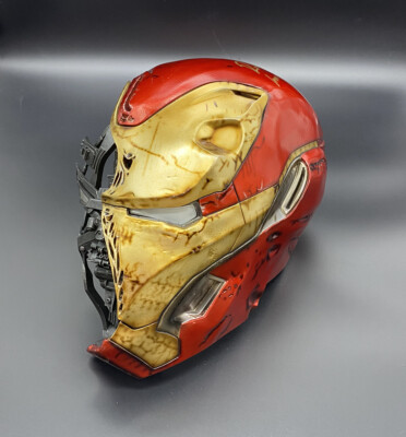 Robert Downey Jr. Signed Taurus Studio Iron Man Helmet Beckett Witness ...
