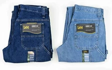 Lee CARPENTER JEANS Men's Sizes Dark and Light Stone Denim Colors Available New