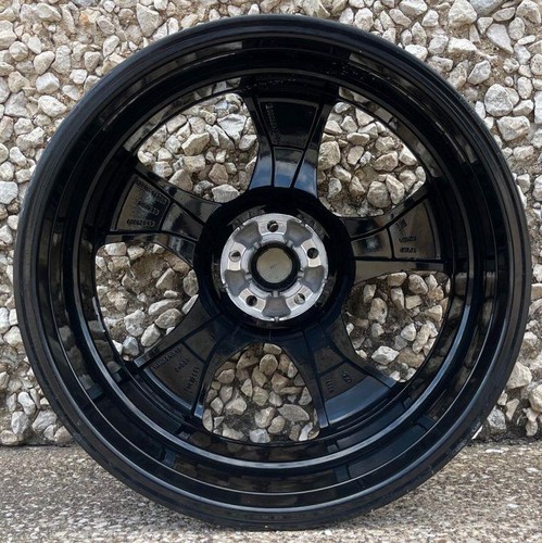 GENESIS GV80 2021 2022 2023 2024 OEM Wheel 22" Rim 71022B Black w/ Cap #B - Picture 5 of 5