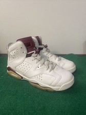 Nike Air Jordan 6 Retro OG Maroon 2015 Size 6.5Y Boys GS 836342-115 No Box