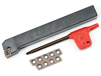SCLCR1212H06 Lathe Turning Tool 10x CCMT060204 VP15TF Carbide Inserts Boring Bar