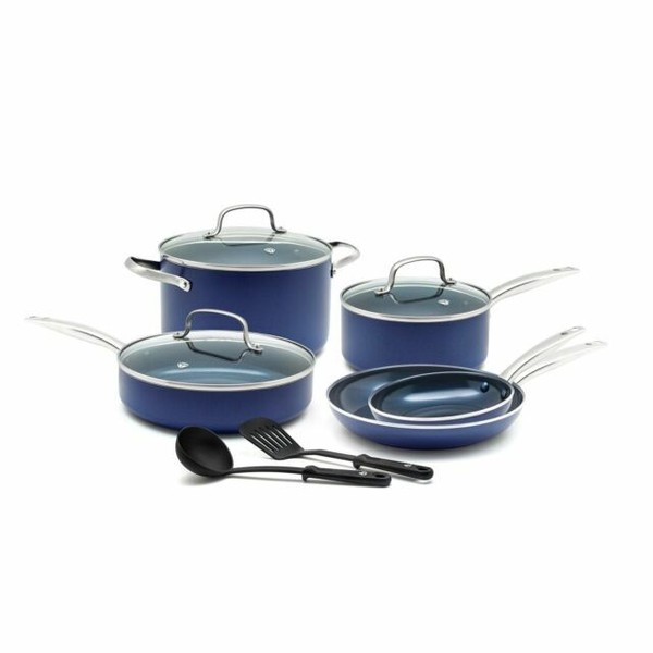 Blue Diamond CC001602-001 Toxin Ceramic Nonstick Cookware Set - 10 Piece for sale online  eBay