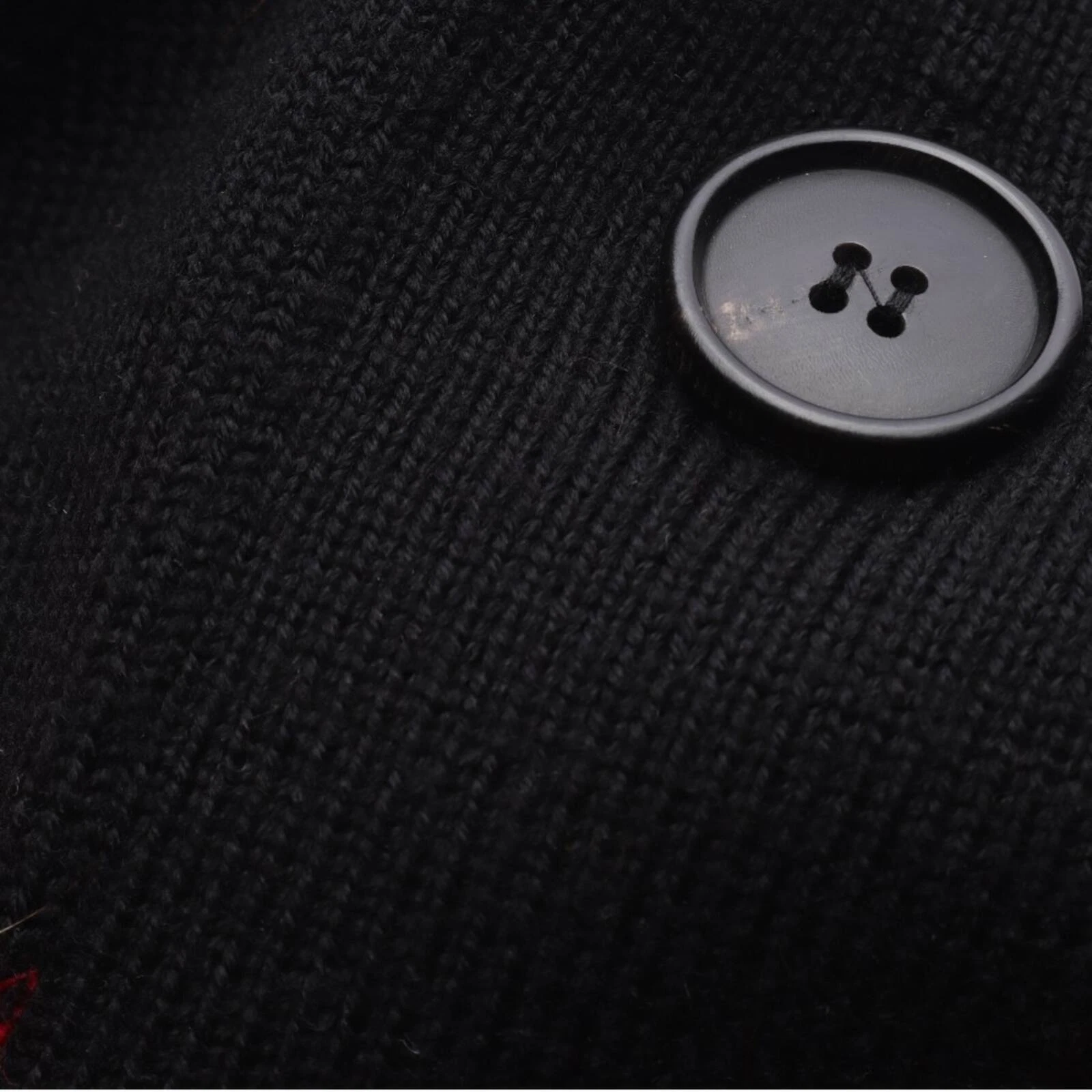 Cardigan Palm Angels Nero Rosso XS