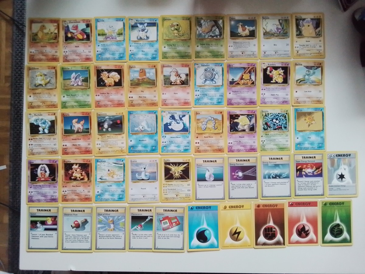 Pokemon TGC Original 1999 Base Set 43% complete | eBay