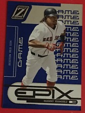 2005 Zenith Epix Purple Play Boston Red Sox Baseball Card #6 Manny Ramirez /350