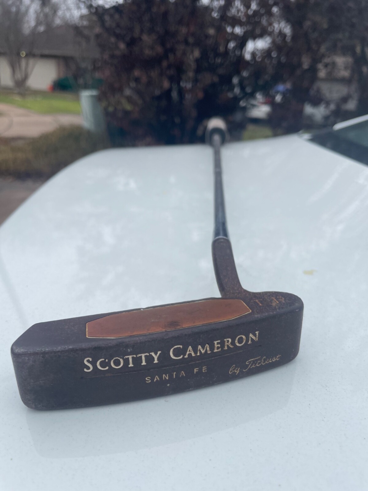 Serviette De Golf Caddie Scotty Cameron Vintage - Logo Blanc Et Rouge, Rayures, En Coton