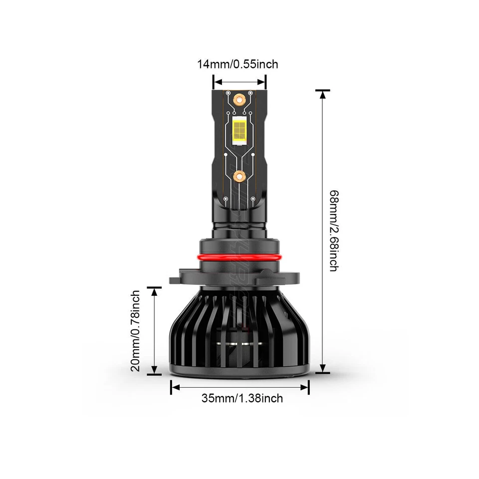 Combo de 6 faros LED altos bajos + faros antiniebla para Toyota Celica 1994-1999 Foto 2 de 4