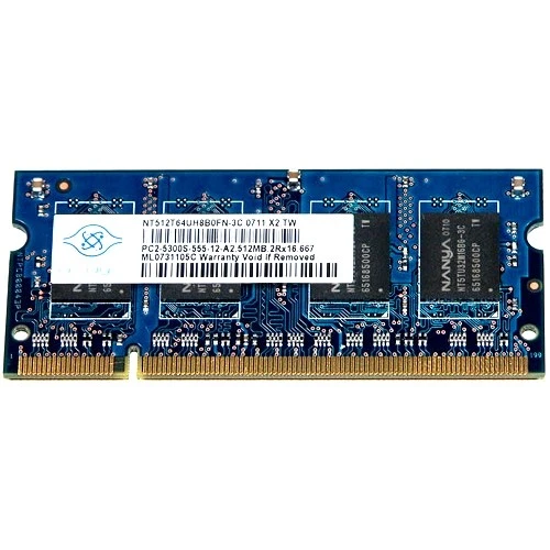 DDR 512 NANYA メモリ PC2-5300 Nanya PC2-5300 DDR2-667 Computer Memory (RAM) 512 MB Capacity per