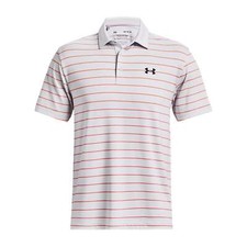 1378676-014 MENS UNDER ARMOUR PLAYOFF 3.0 STRIPE POLO