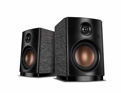 Swans OS-10 - kleiner aktiver HighEnd Lautsprecher, BT, AUX, Dig-In, Paar | Neu