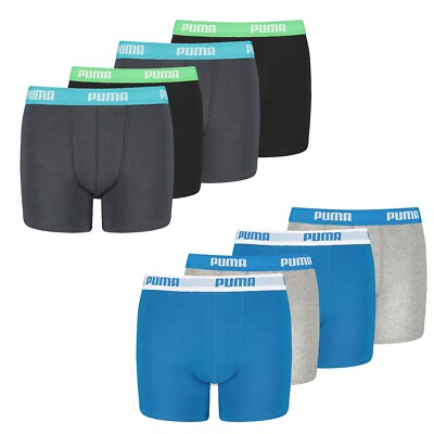 Puma Boxershorts Jungen Kinder Unterhose Unterwäsche er Pack