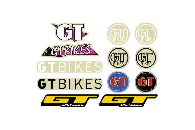 BMX GT 当時物、1台分アルミフレームステッカー新品 GT BMX Sticker Pack Genuine GT | eBay