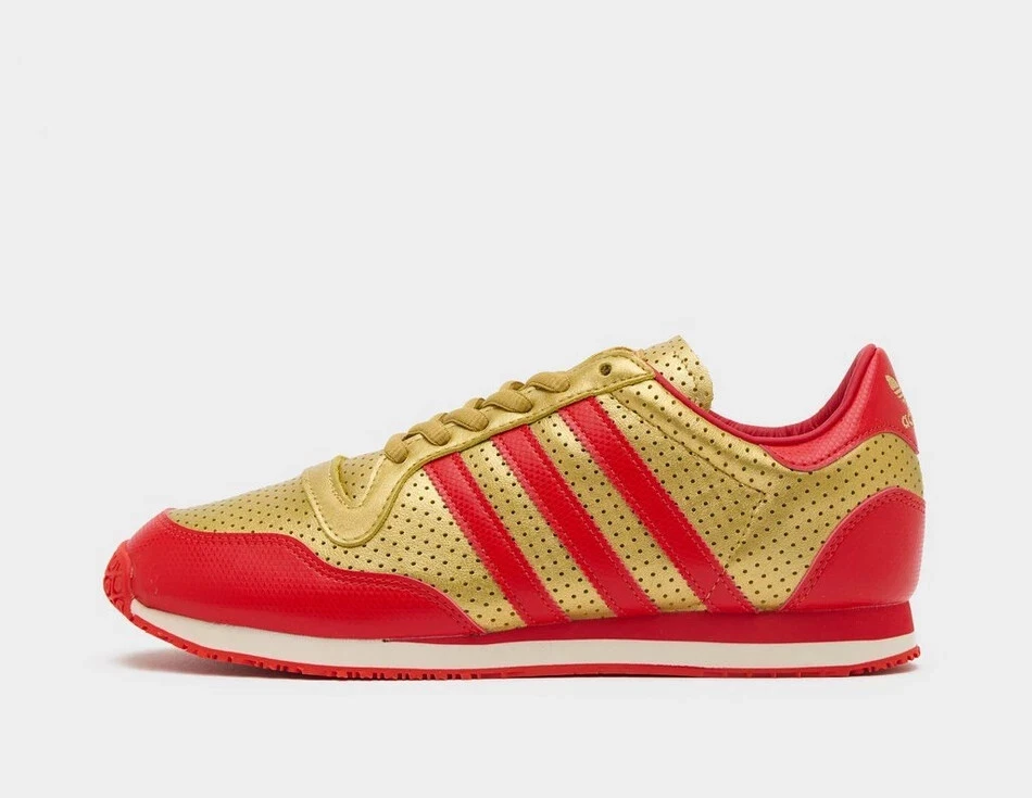 Adidas Originals Men's Galaxy OG in Gold and Red Shoes