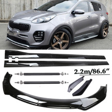 Front Bumper Spoiler Body Kit Side Skirtstrut For Kia Sportage Glossy R Front Bumper Spoiler Body Kit Side Skirtstrut For Kia Sportage Glossy R