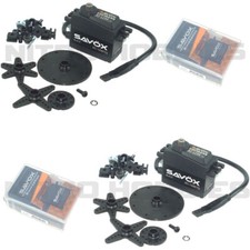 Savox SC-1256TG Black Ed Standard Digital High Torque Titanium Gear Servo 2pcs