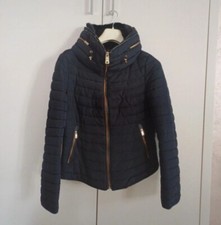 Piumino Zara Blu con pelo taglia S
