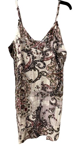 Rachel Ashwell 100% Linen Dress Womens M Paisley Sleeveless Pastel Shift  Neutral | eBay
