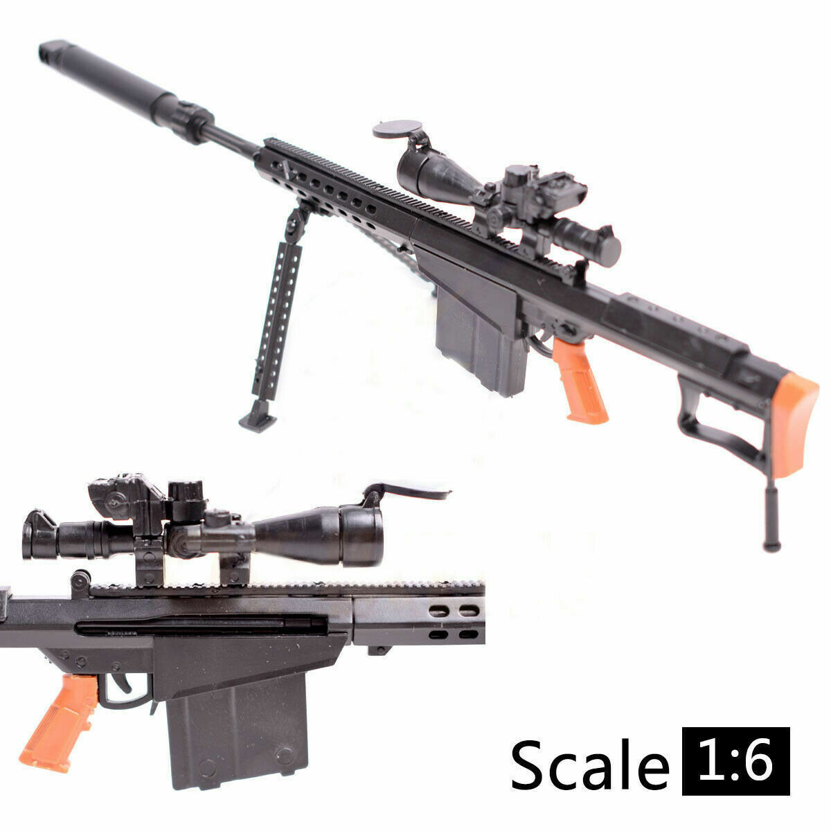 1/3スケール　ミニチュアライフル　BARRETT M82A1　タンカラー Matrix Barrett Licensed M82A1 Bolt Action Airsoft Sniper